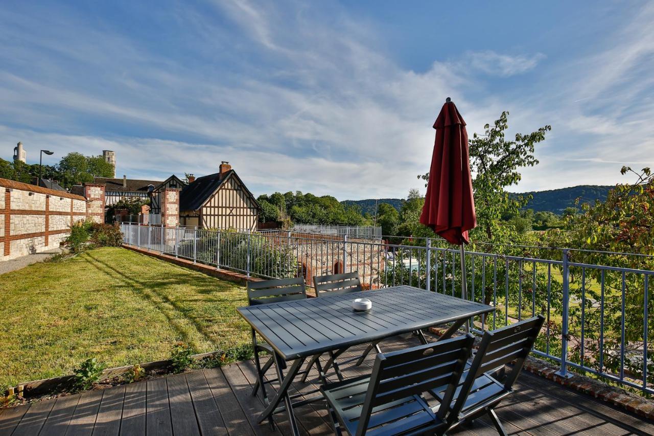 Le Clos Des Fontaines Jumièges Exterior foto